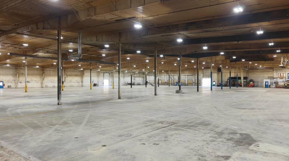 Industrial facility after eneroi LED retrofit