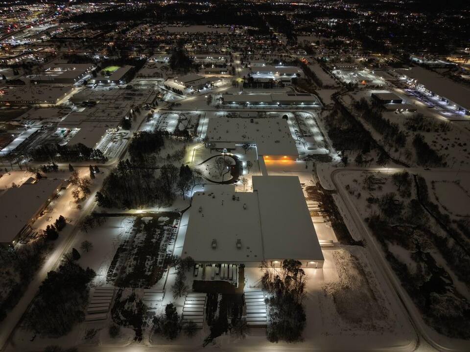 Commercial facility before LED upgrade