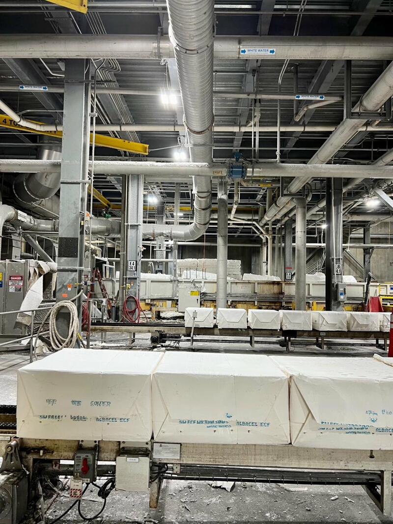 American-made LED fixtures installed in food processing facility
